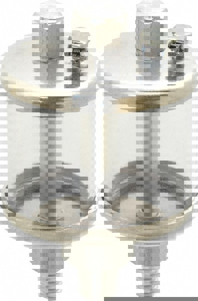 1 Outlet, Polymer Bowl, 40.7 mL No Flow Control Oil Reservoir